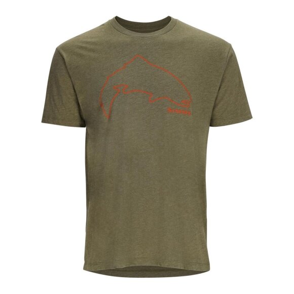 Simms - Trout Outline T-Shirt